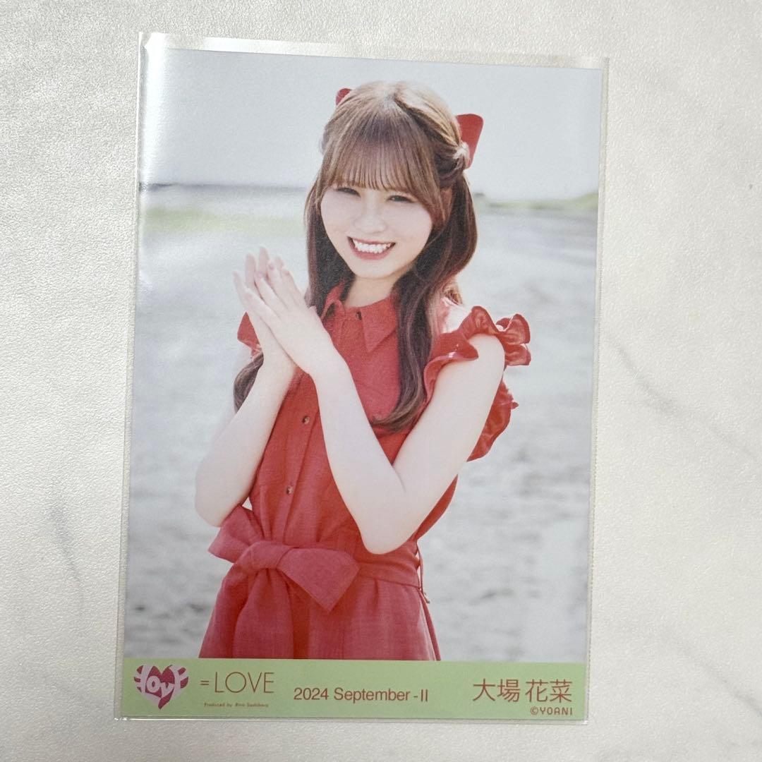 イコラブ ＝LOVE 大場花菜 生写真 海とレモンティー① チュウ - メルカリ