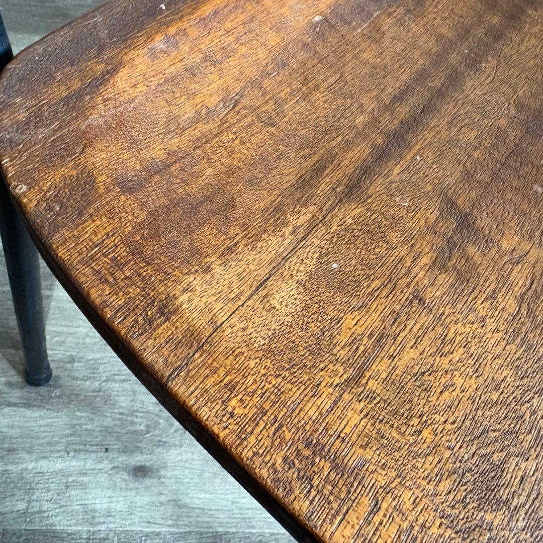 ヴィンテージチェア 古材×パイプ リメイク 子供椅子 学校