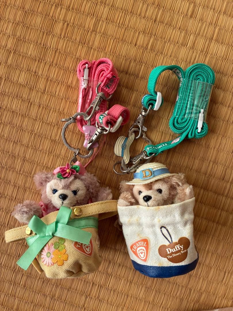 ダッフィー シェリーメイ ぬいぐるみバッジ　セット　新品　未使用　タグ付き