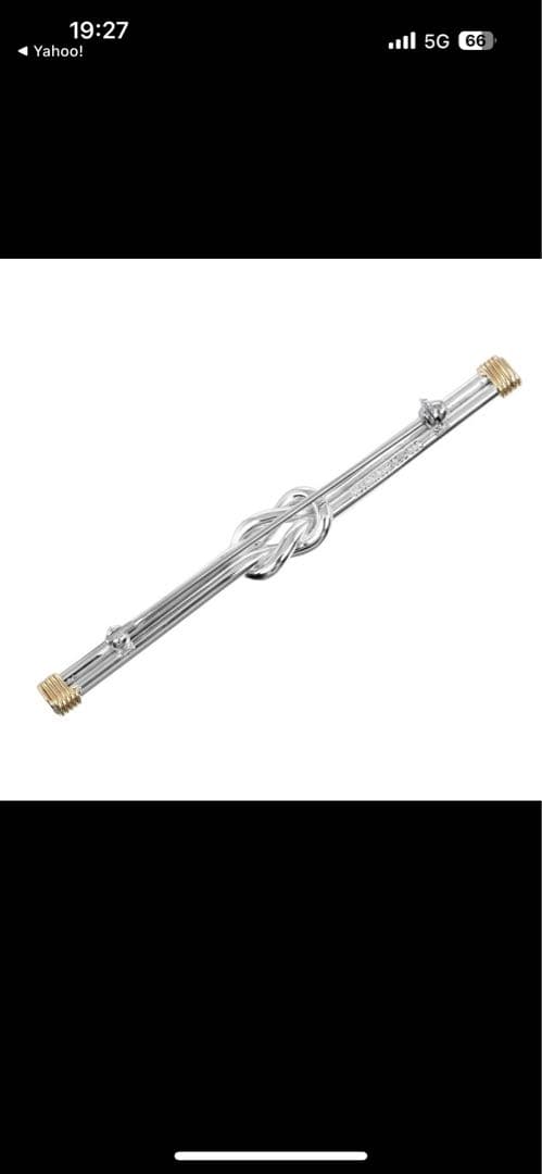 希少！！】TIFFANY&CO. K14×シルバー925ノット ブローチ