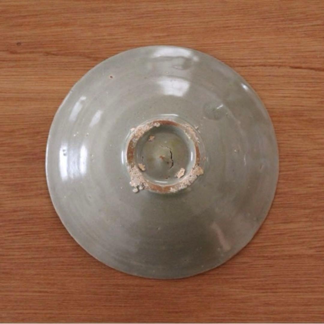 高麗青磁の中皿 骨董 古道具