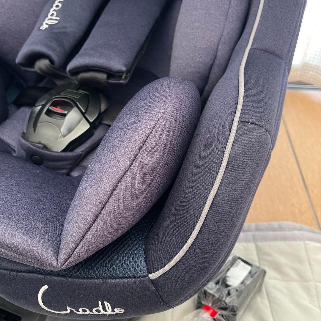 チャイルドシート クレイドル オーカクルターンプライム ISOFIX ネイビー