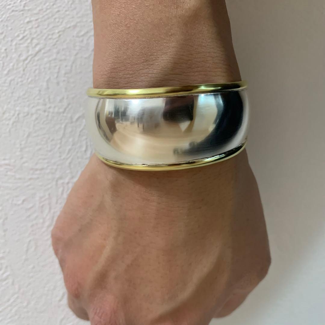 美品 ヴィンテージ メキシカンジュエリー ボーンカフ ブレスレット TAXCO