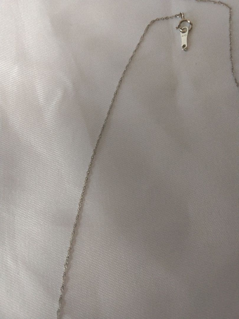 K18WGリング、K10WGネックレス2点