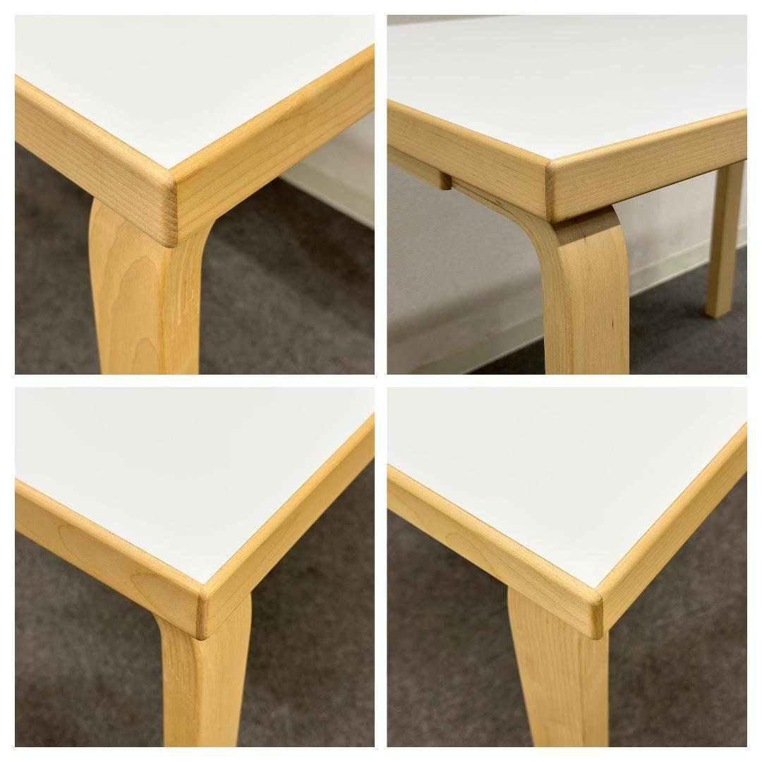 ■アルテック■TABLE80B　ダイニングテーブル　デスク　ホワイトラミネート