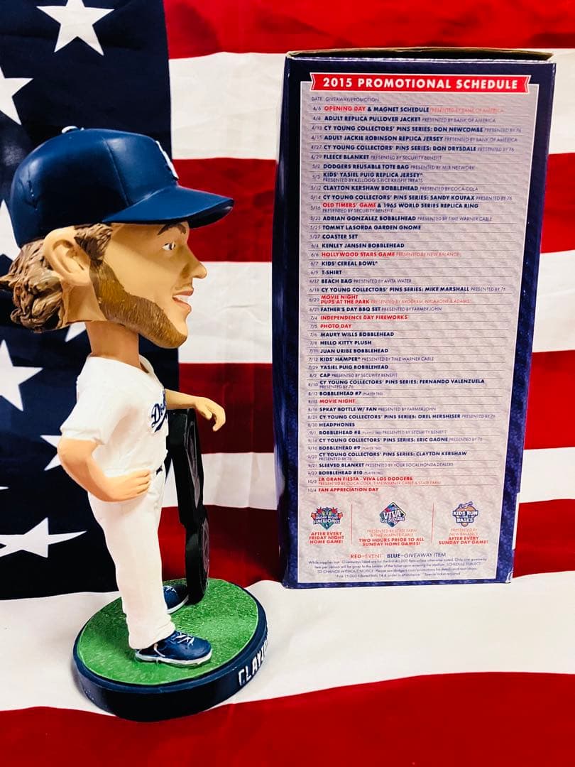 大谷 ドジャース チームメイト カーショウ ボブルヘッド ロサンゼルス