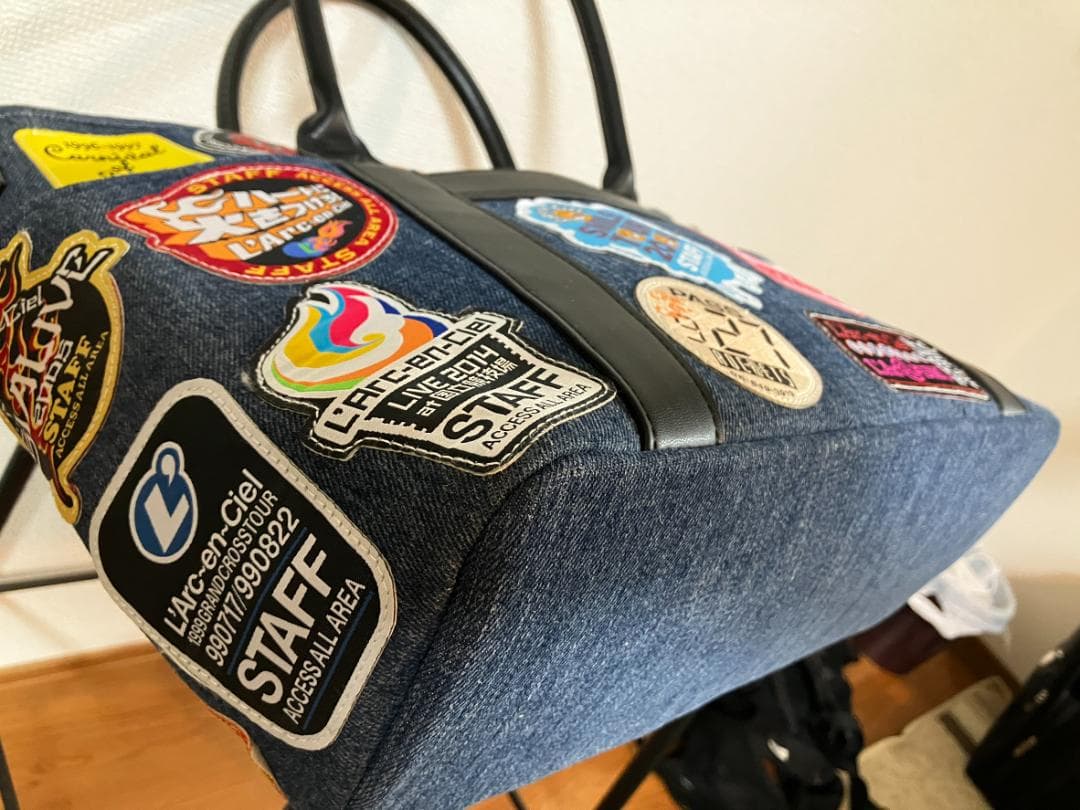 L'Arc～en～Ciel　ラルク 25周年記念 デニム パスバック