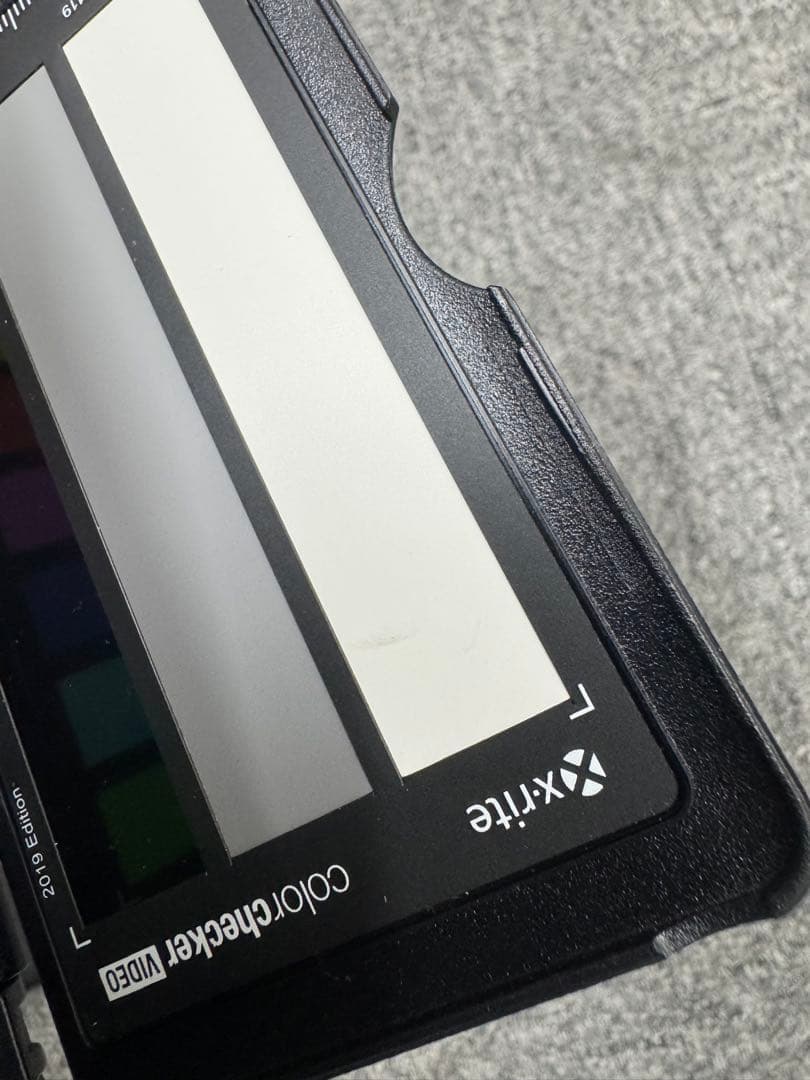 ビデオカメラ colorchecker passport