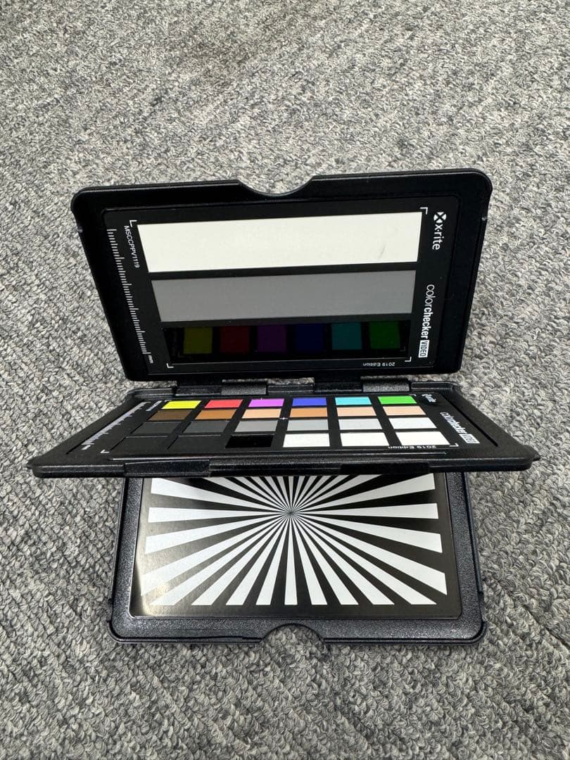 ビデオカメラ colorchecker passport