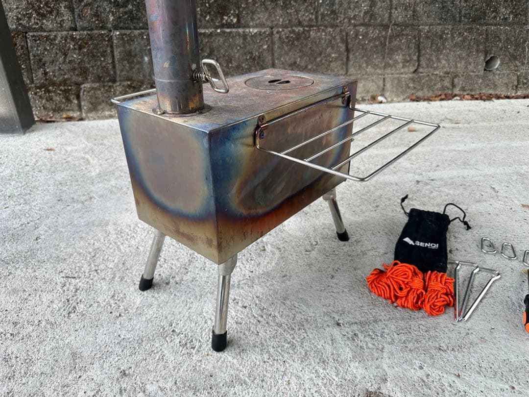 SENQI 薪ストーブ (2面ガラス窓)