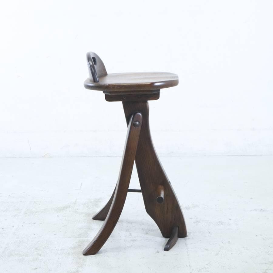 オランダ製 DIANA ディアナ オーク無垢 カウンターチェア ハイスツール 2