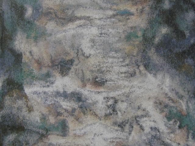 沢野慎平、【道】、希少な額装用画集より、新品額装付、状態良好