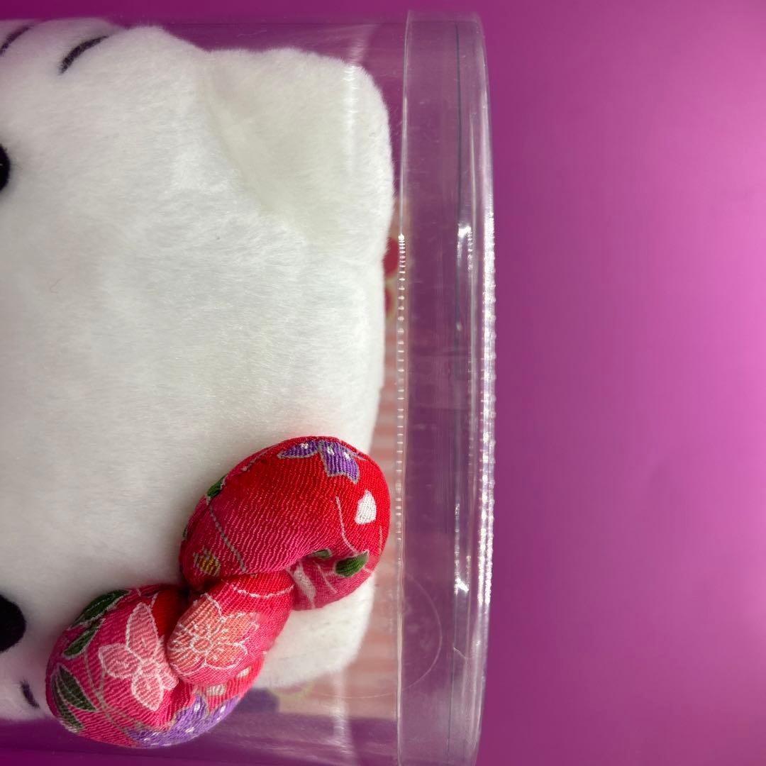 着物姿　ハローキティ　ぬいぐるみ2点セット　ちりめん　和服　日本