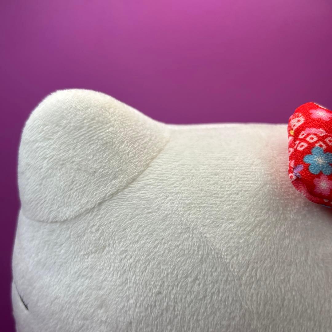 着物姿　ハローキティ　ぬいぐるみ2点セット　ちりめん　和服　日本