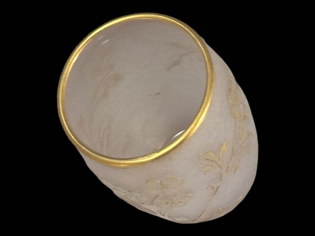 ドームナンシー 花文ミニチュアール ジブレ仕上げ 金彩 花器 - メルカリ