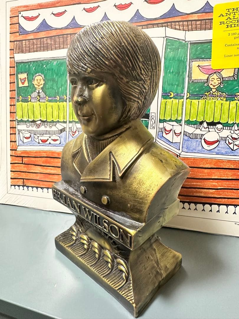 希少BrianWilsonブライアンウィルソン ブロンズ像　公式限定販売品