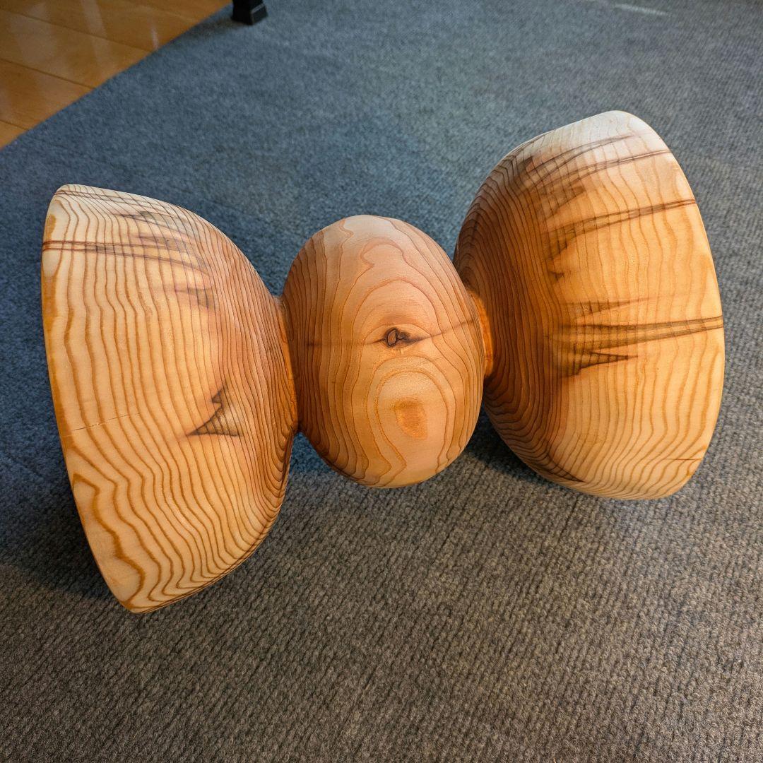 杉　希少　丸太　椅子　スツール　高さ約30.5㎝