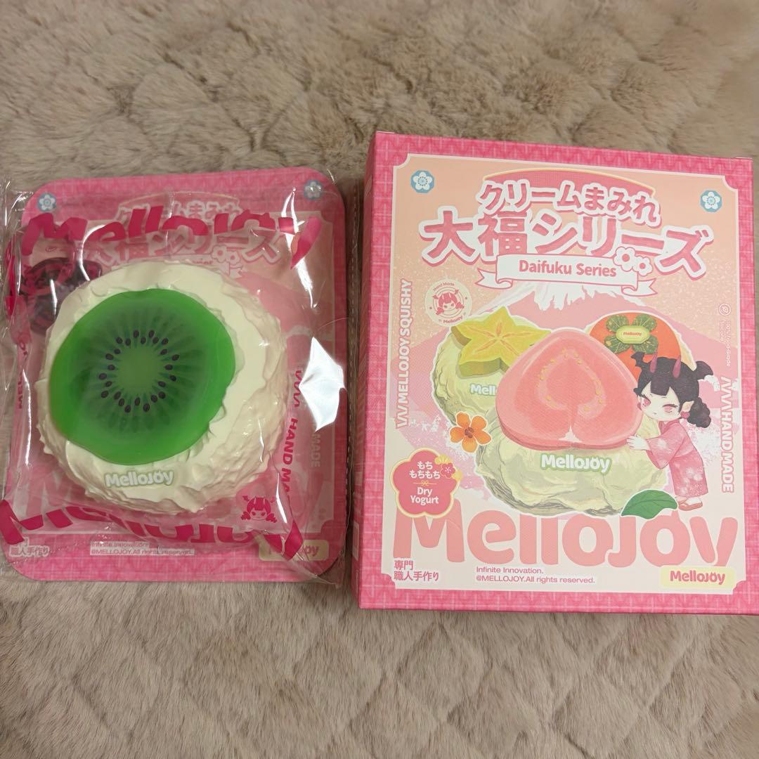 ま*ん様 mellojoy 大福 キウイ クリーム メロジョイ スクイーズ - メルカリ
