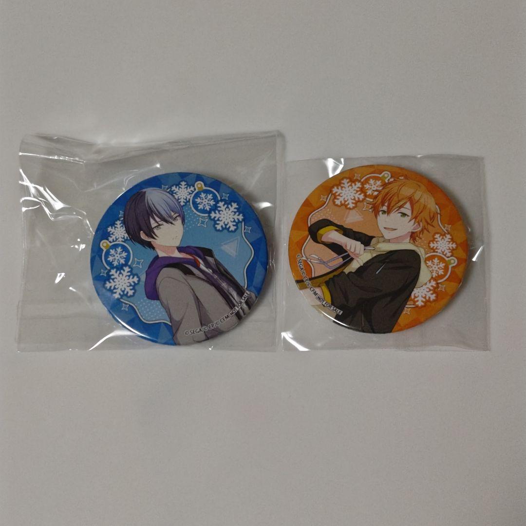 プロセカ プリロール 缶バッジ 青柳冬弥 東雲彰人 - メルカリ