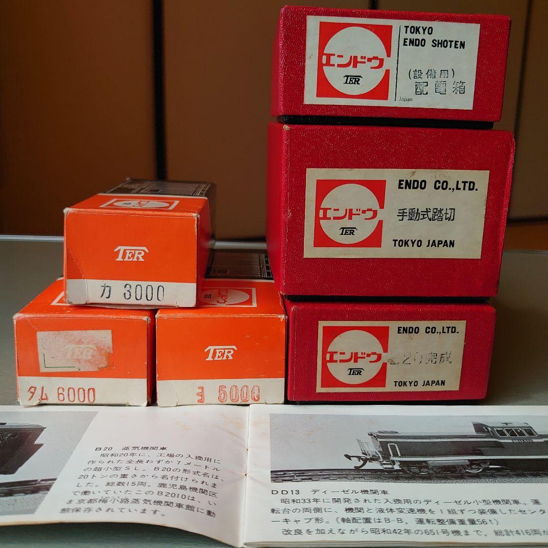 鉄道模型 HOゲージ エンドウのセット 模型パンフレット プライスリスト