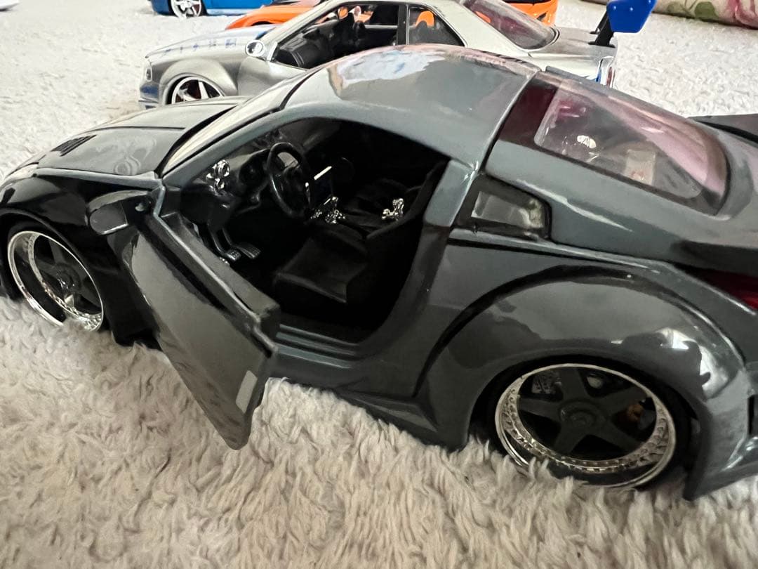 ワイルドスピード(RX-7・GT-R34・Z33・SUPRA80)ミニカー
