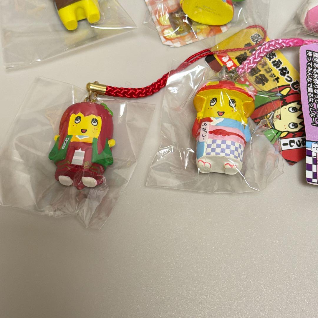 【新品】ふなっしー　根付けマスコット　14点セット　いろんなシリーズ混合