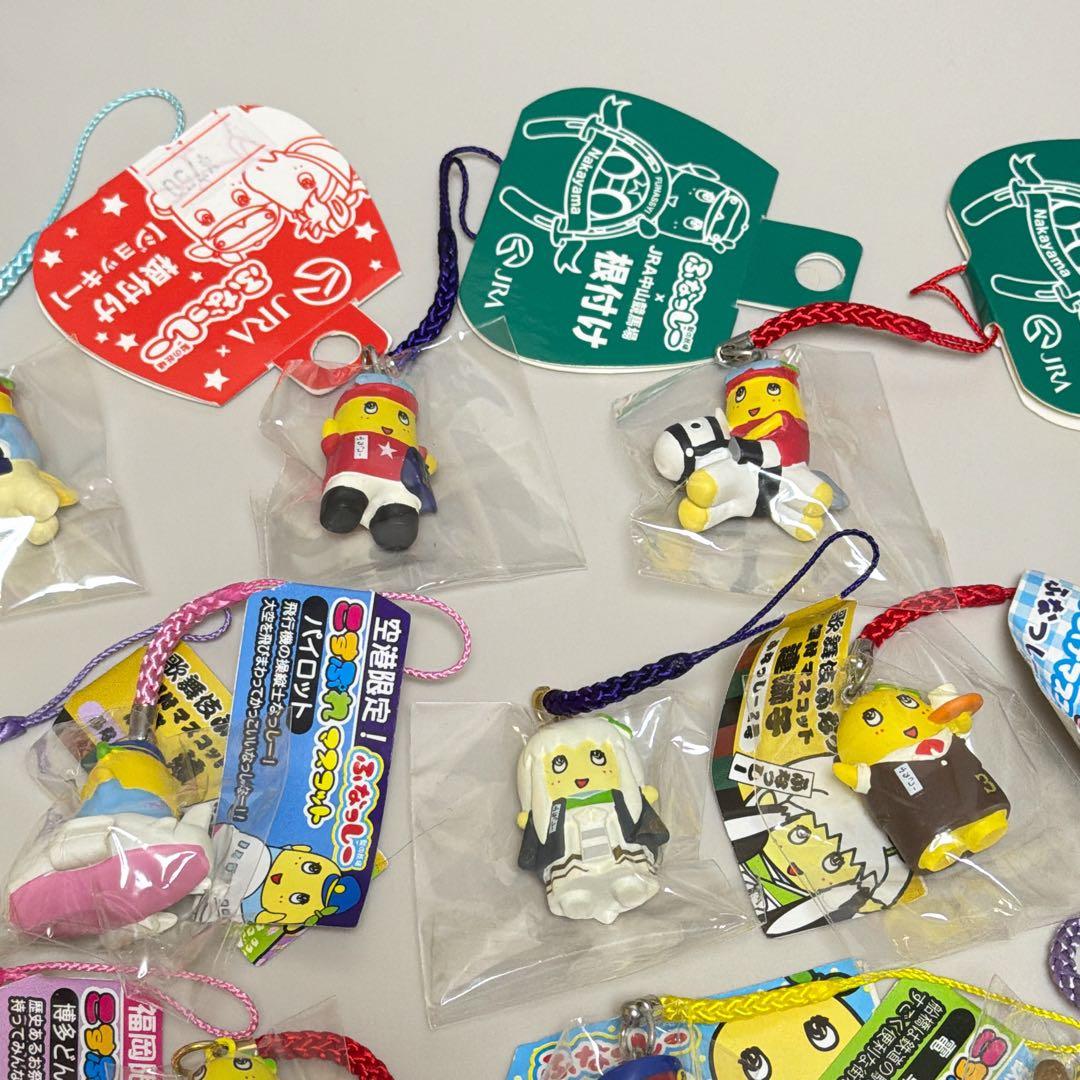 【新品】ふなっしー　根付けマスコット　14点セット　いろんなシリーズ混合