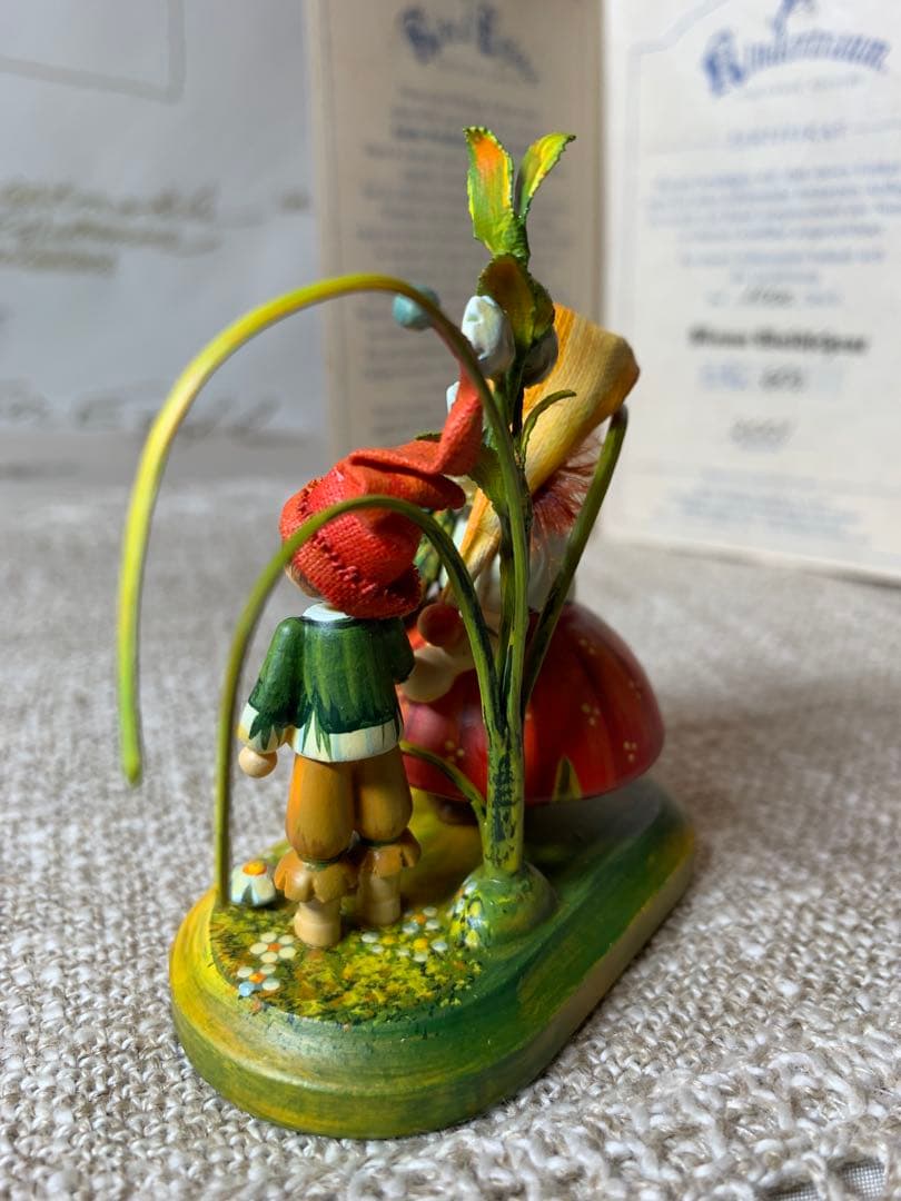 ドイツ製 木製人形 ケーテウォルファルト社の2001年度限定の兄弟の可愛い