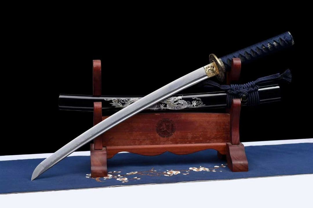 【青龍】古兵器 武具 刀装具 日本刀　模造刀 居合刀 武士道 鑑賞用 肋差 短刀