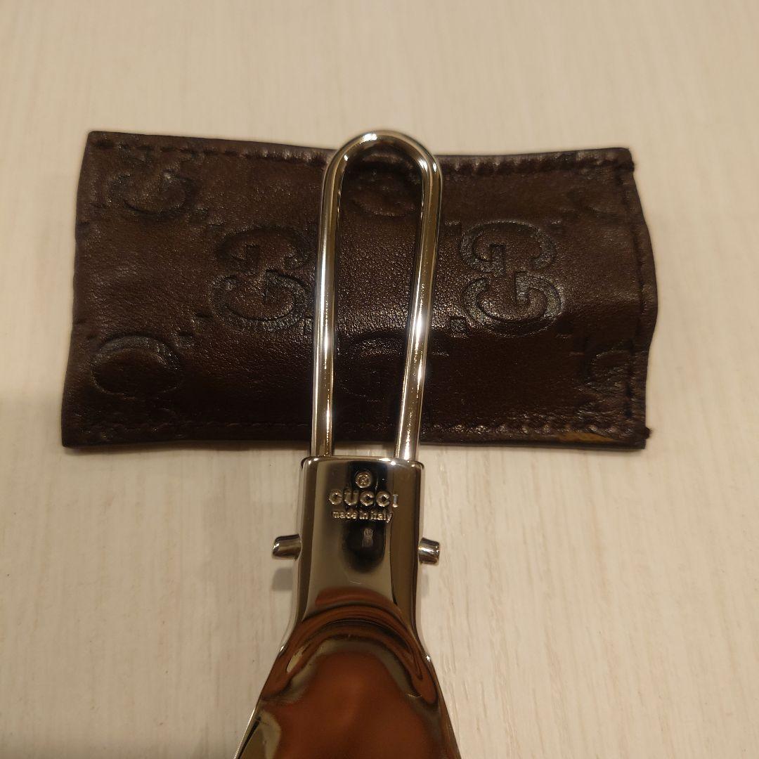 GUCCI グッチ　携帯用　靴べら（シューホーン）　 レザーケース付き