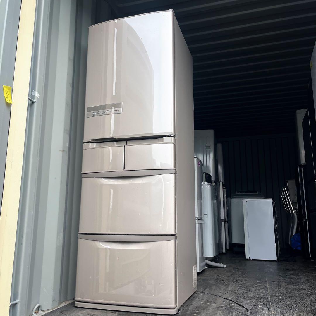 4取付無料！高性能日立モカベージュおしゃれインテリア5ドア冷蔵庫！洗濯機