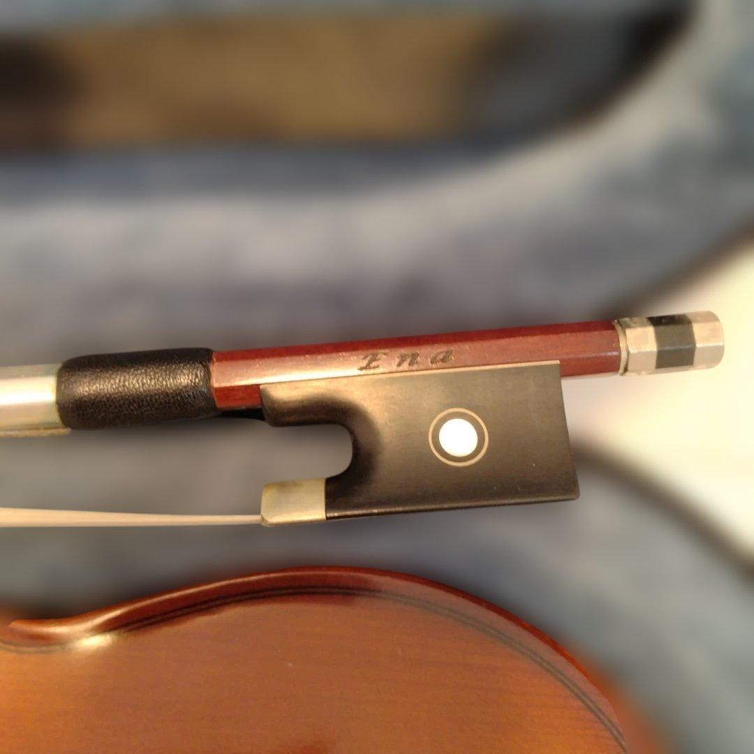 恵那Ena分数バイオリン1/2本体　弓 ソフトケース　肩当て　2021年日本製