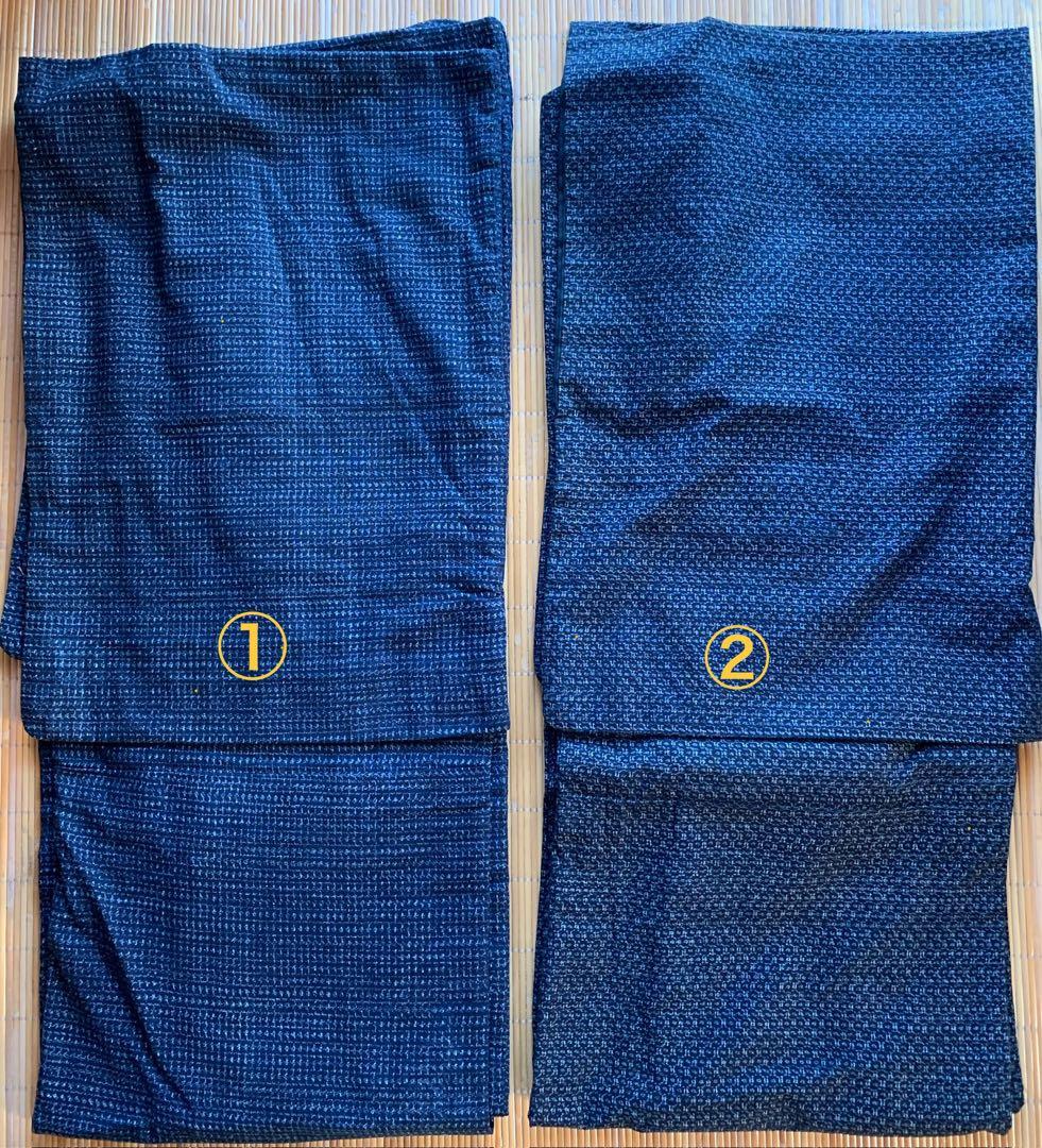 藍染　古布　絣　長着　木綿　上等