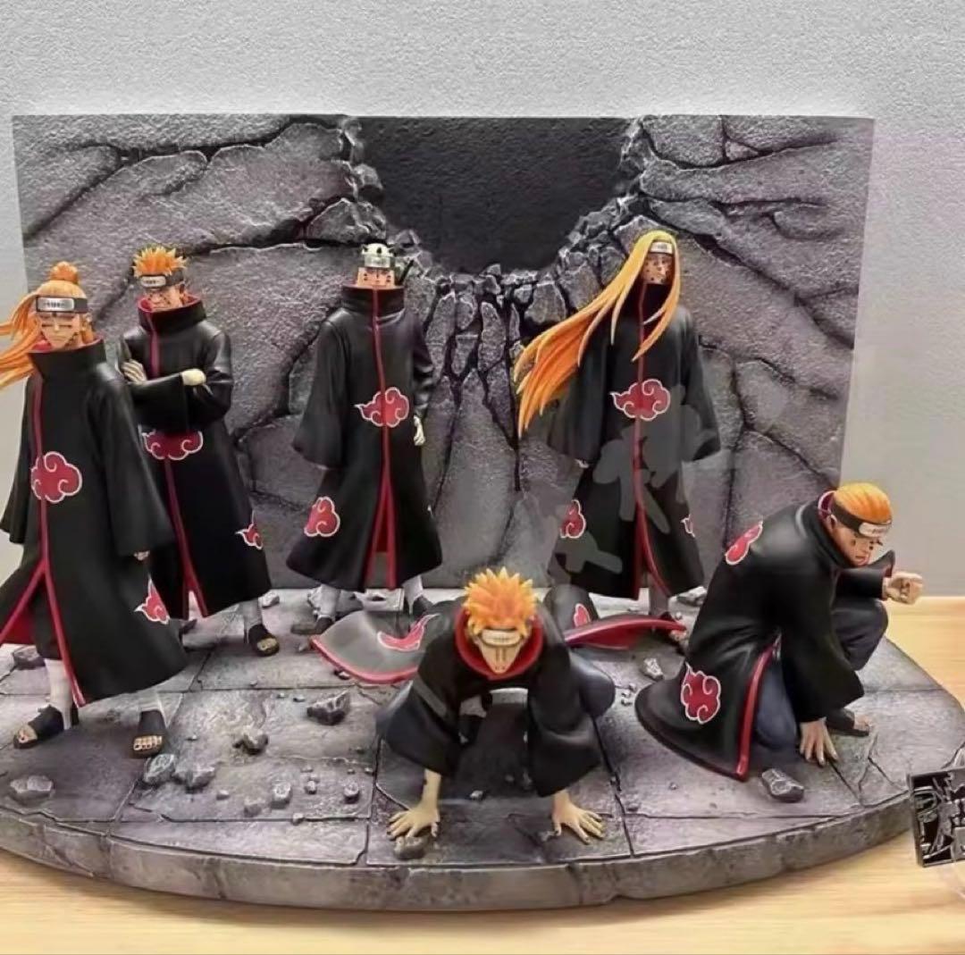 新品】NARUTO ペイン六道 フィギュア 6体セット 暁 - メルカリ
