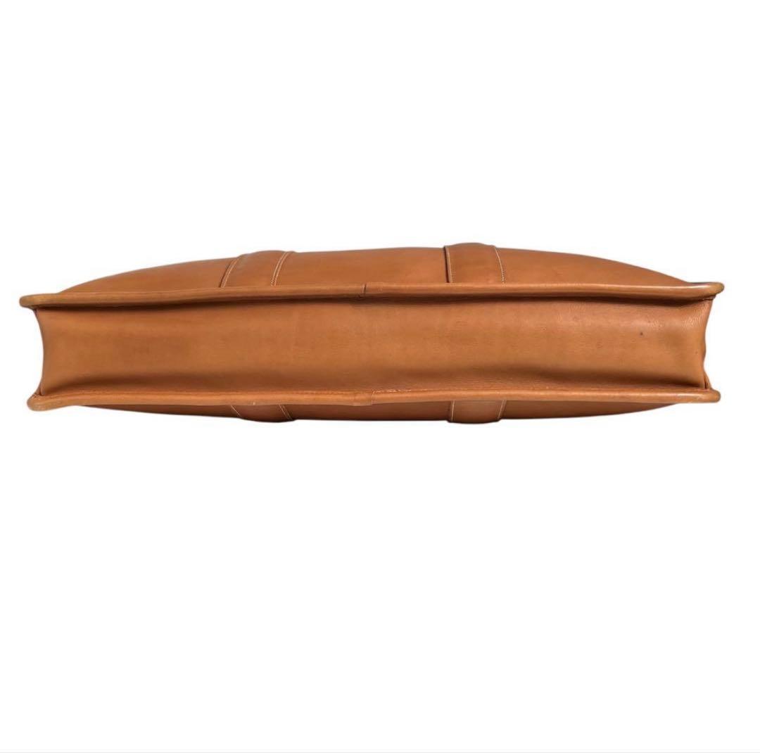 コーチ　オールドコーチ　ビジネスバッグ　レザー　ブラウン　A4