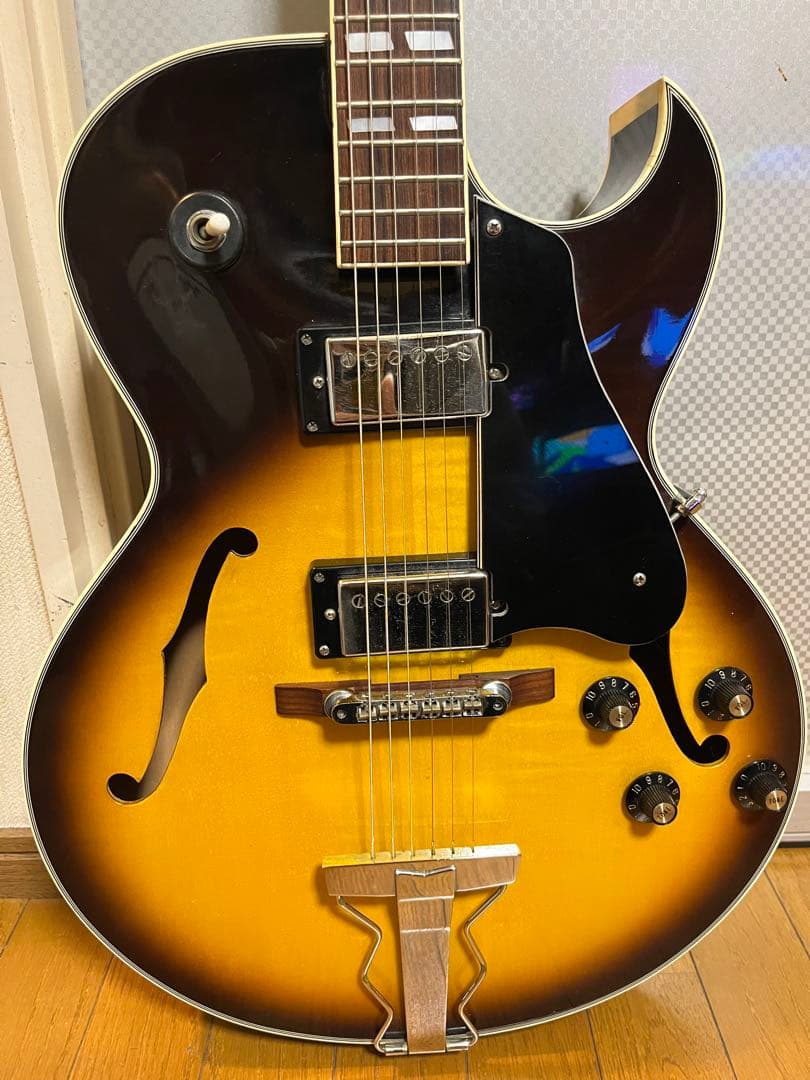 Greco S55 175 モデル73年製フルアコギター サンバースト 美品