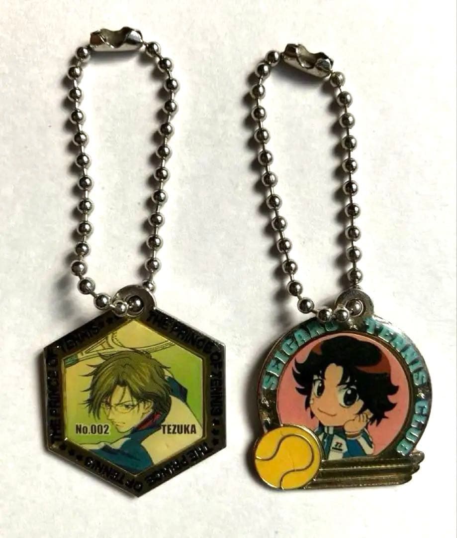 テニスの王子様　テニプリ　チャーム　８個セット 越前　手塚　不二　菊丸　河村　乾