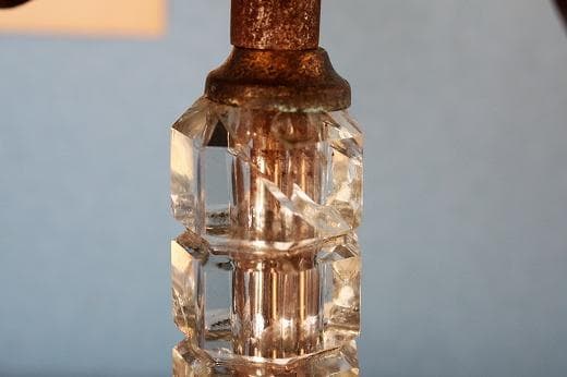 品番 a-0294 二灯電気スタンド アンティーク レトロ 照明 電笠