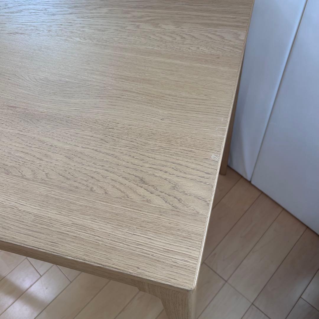 IKEA EKEDALEN 伸長式テーブル W80〜120オーク無垢材 イケア