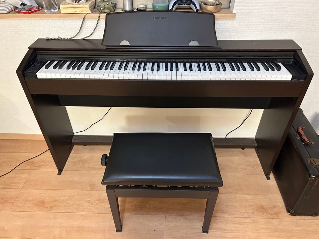 直接引取歓迎 CASIO Privia PX-770 ダークブラウン 電子ピアノ Amazon.com: Casio Privia PX-770 Digital Piano - Brown Bundle with