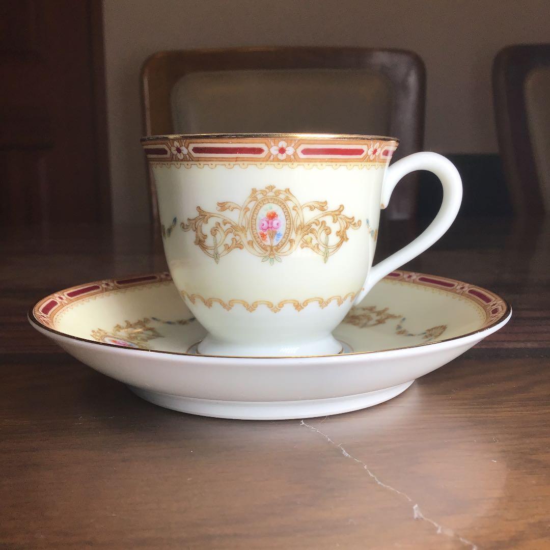 冬うー特価』 ノリタケ 1802 デミタス カップ&ソーサー 6客 - メルカリ