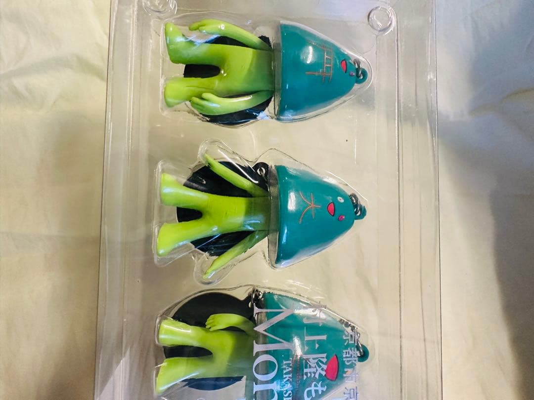 村上隆もののけ京都五山送り火フィギュアキーホルダーと五山さまトレーディングカード