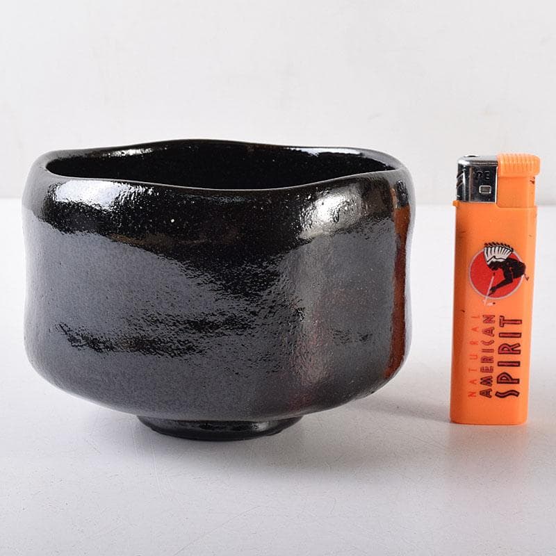 茶道具 楽吉佐衛門 黒楽茶碗 共布共箱 V R8717 - メルカリ