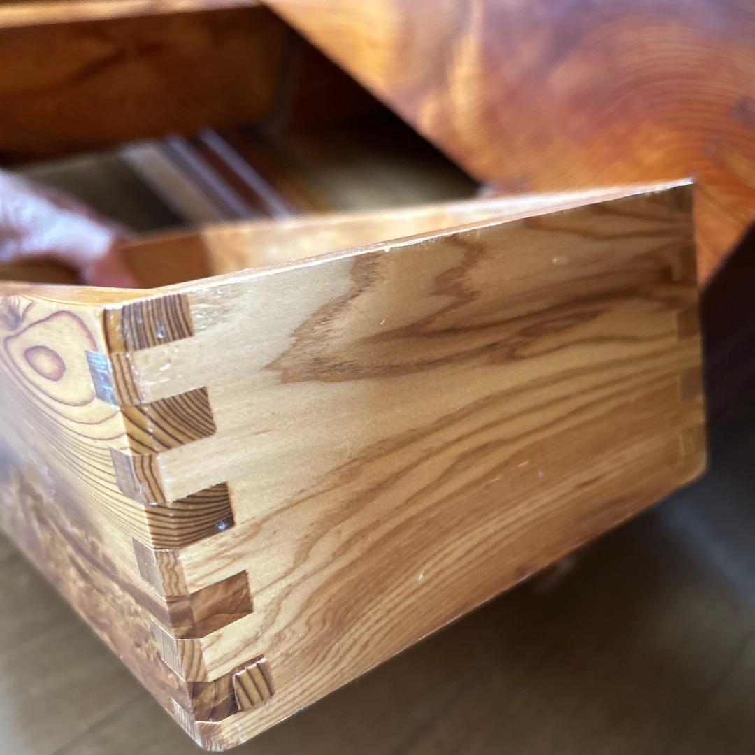 屋久杉（保証書無し）⁈囲炉裏、長火鉢、酒の燗2、職人技木の組込み