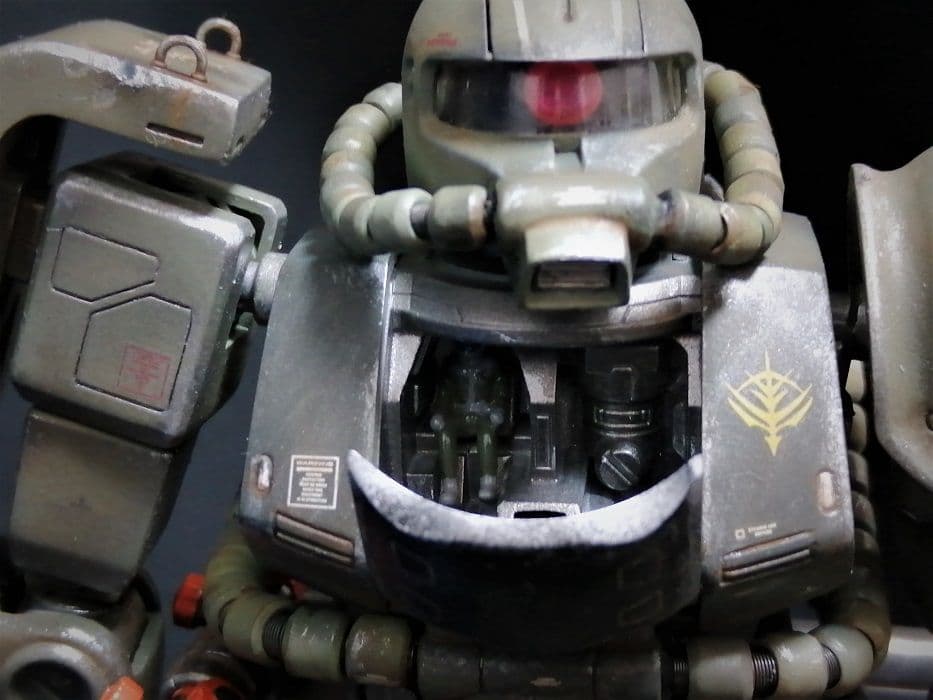 これぞ歴戦のザク!!】MGフル塗装完成品！