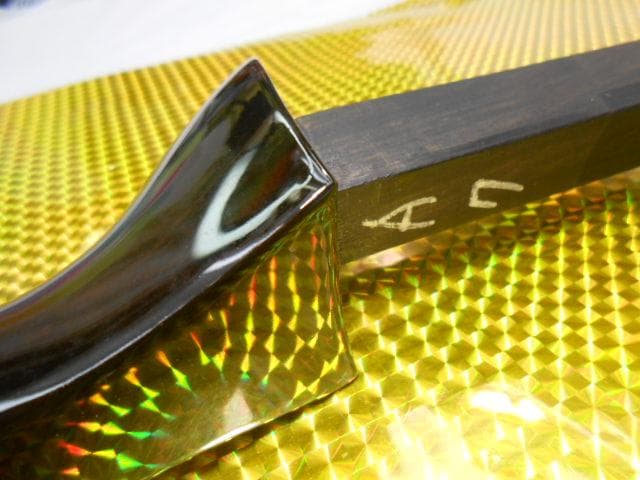 A7現品販売(送料無料)189.800円沖縄三線専用黒檀棹　銘苅春政氏監修