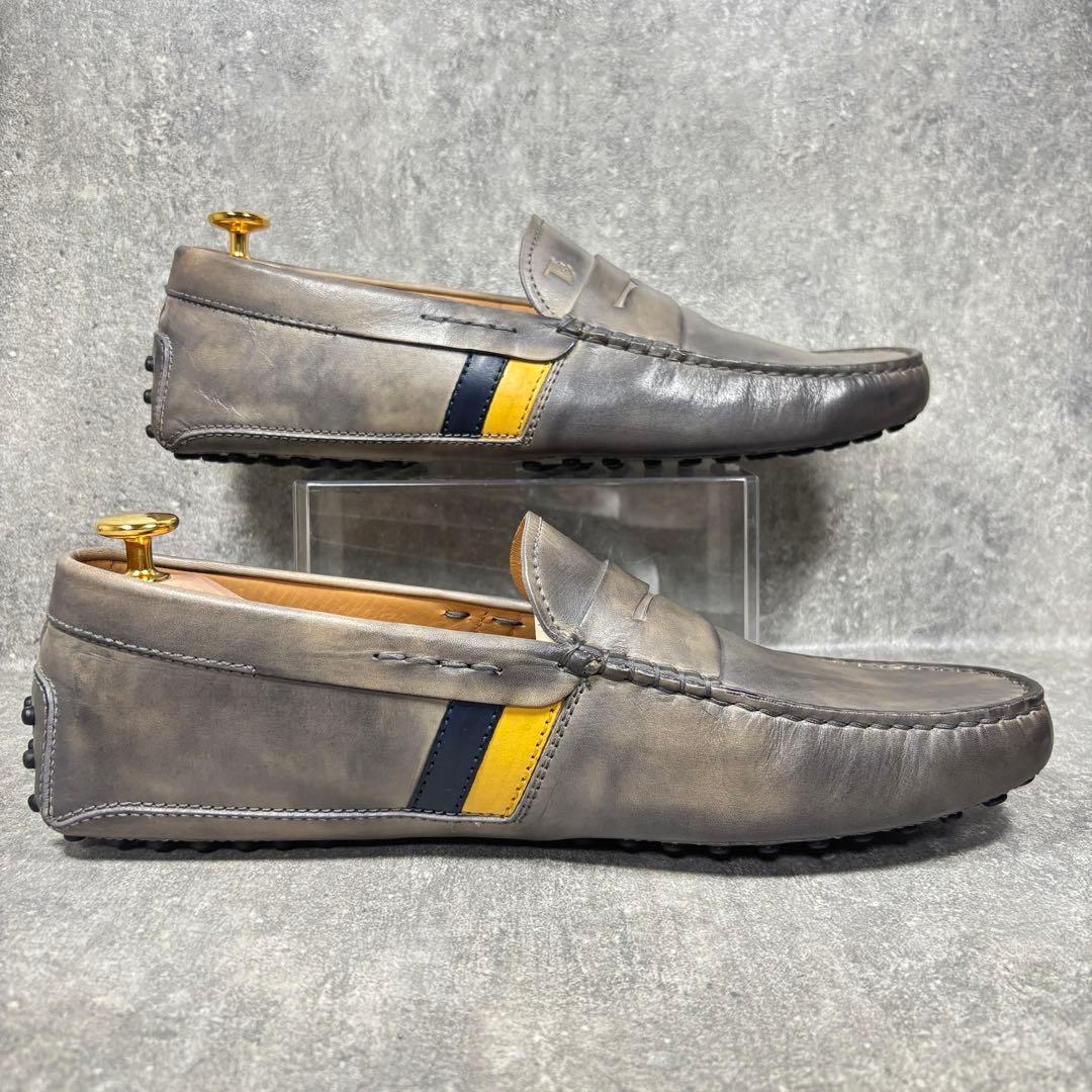 【美品】TOD'S ドライビングシューズ ローファー モカシン 27cm