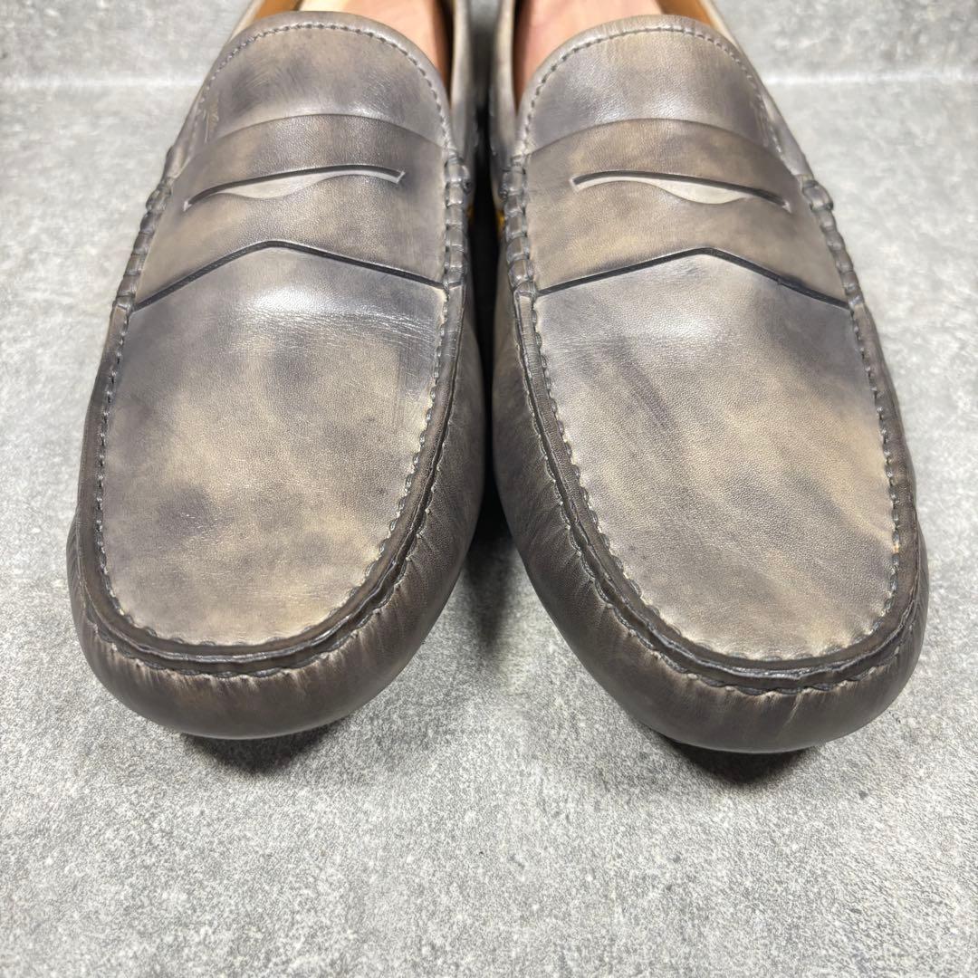 【美品】TOD'S ドライビングシューズ ローファー モカシン 27cm