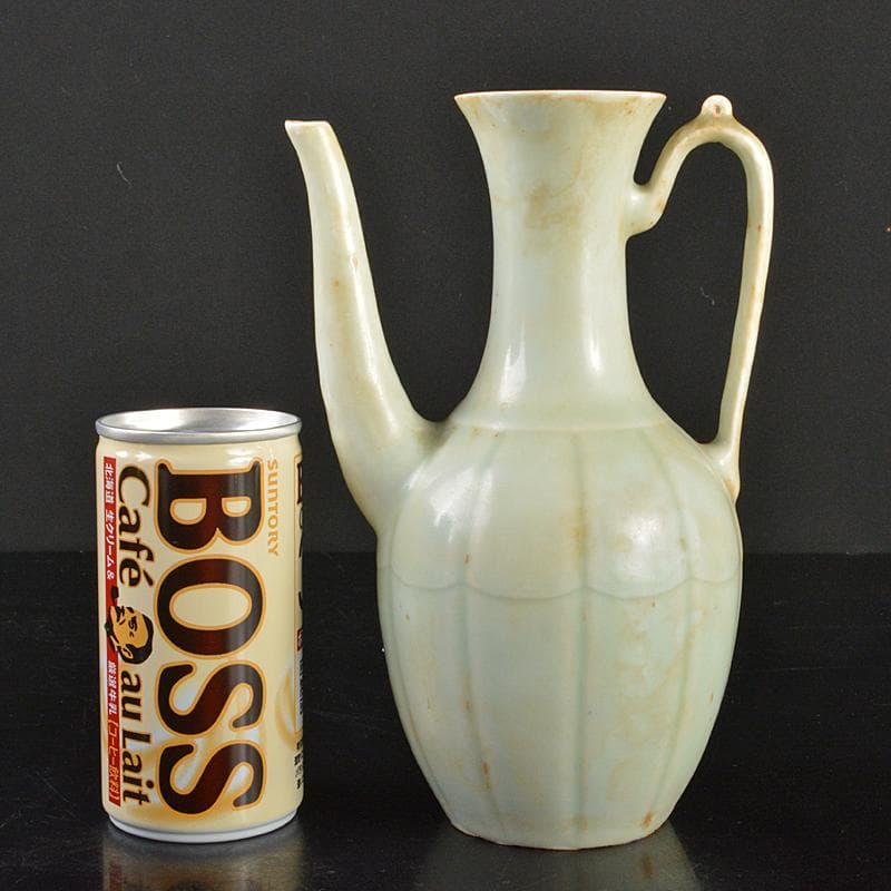 中国 影青 青白磁 水注 執壷 時代箱付 V R6482