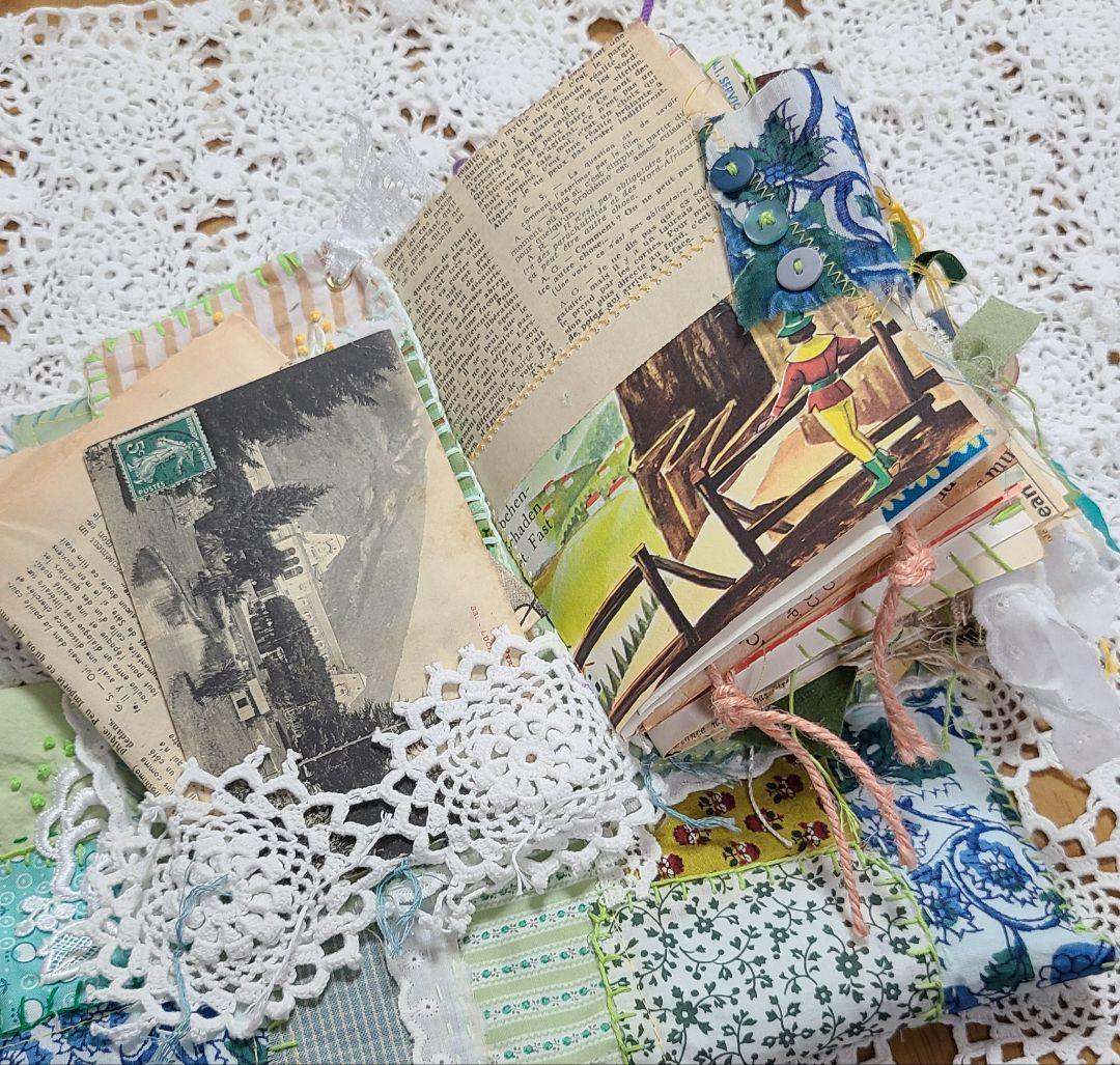 タズちゃん様　junkjournal　ジャンクジャーナル　パッチワーク